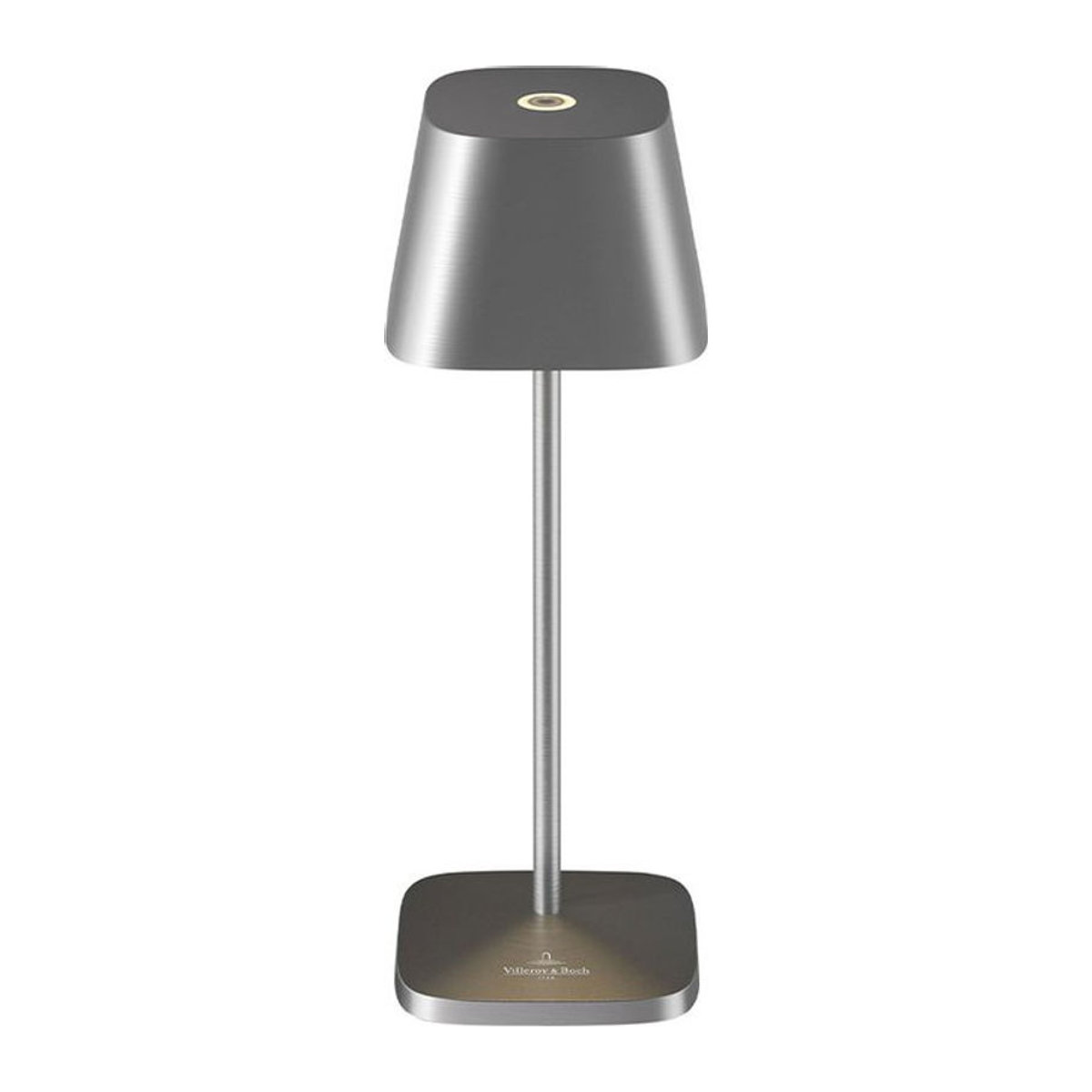 Villeroy & Boch Neapel Micro RC LED-Akku-Tischleuchte aus Aluminium in Anthrazit, B/T/H: 6,5 x 6,5 x 20 cm - Bild 2
