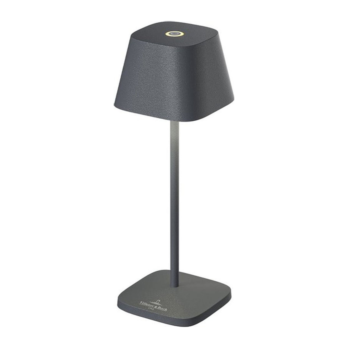 Villeroy & Boch Neapel Micro RC LED Akku-Tischleuchte aus Aluminium in Anthrazit, H x B x T: 20 x 6,5 x 6,5 cm - Bild 2