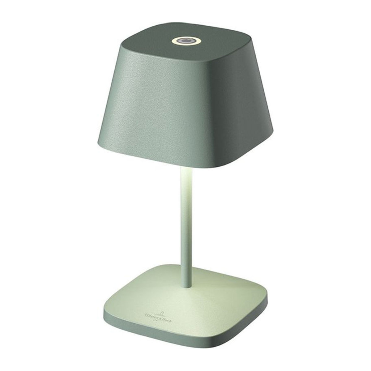 Villeroy & Boch Neapel RC Akku-Tischleuchte aus Aluminium in Grün mit LED, B/T/H: 10 x 10 x 20 cm - Bild 2