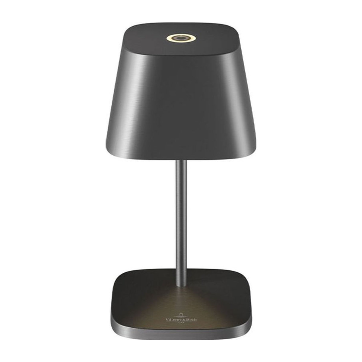 Villeroy & Boch Neapel RC LED-Akku-Tischleuchte aus Aluminium in Anthrazit, B/T/H: 10 x 10 x 20 cm - Bild 2