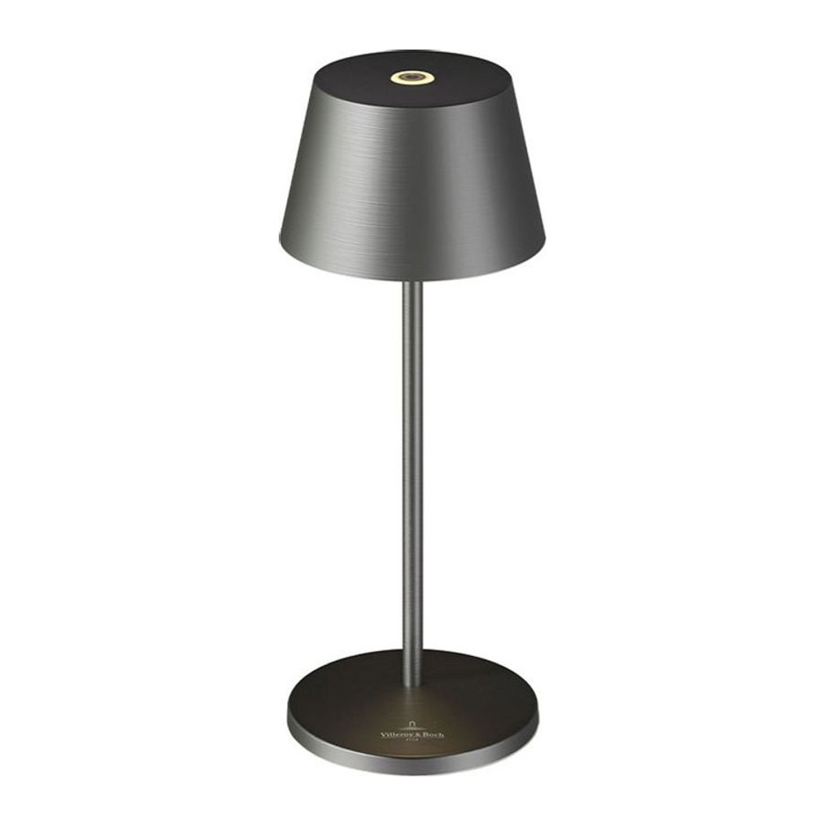 Villeroy & Boch SEOUL MICRO RC Akku-Tischleuchte LED in Anthrazit Grau mit Aluminium-Finish ØxH: 7,5 x 20 cm - Bild 2