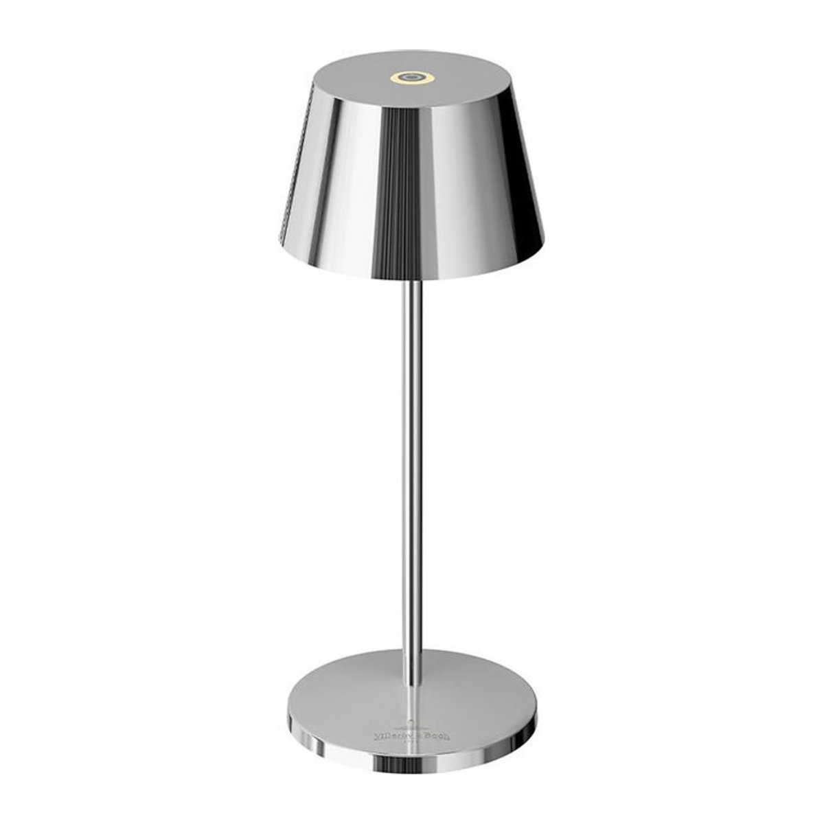 Villeroy & Boch SEOUL MICRO RC Akku-Tischleuchte LED in Chrom mit modernem Design ØxH: 7,5 x 20 cm - Bild 2