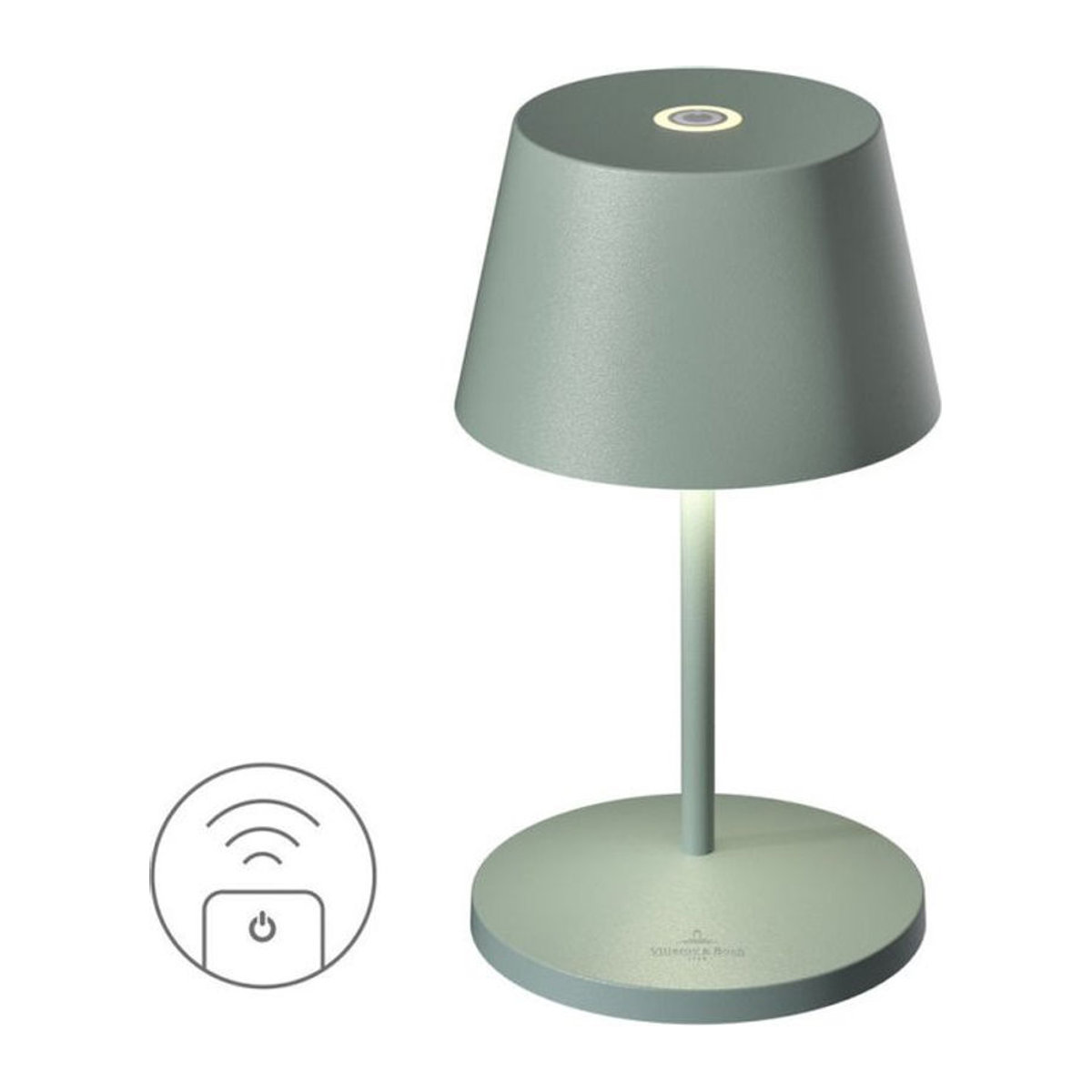 Villeroy & Boch SEOUL RC Akku-Tischleuchte LED in Grün mit Durchmesser: 11 cm und Höhe: 20 cm - Bild 1