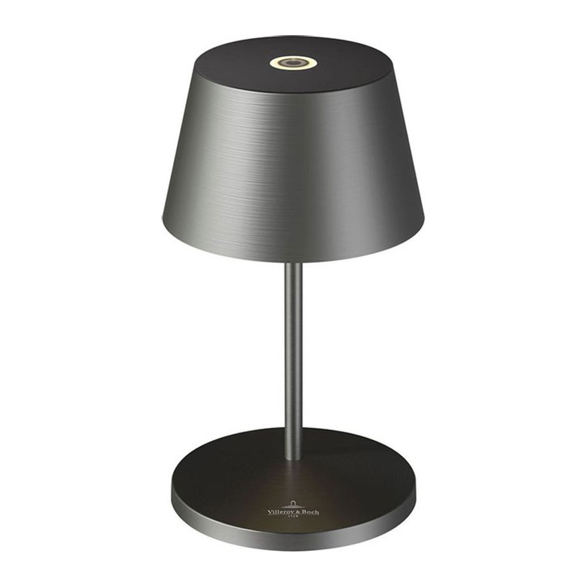 Villeroy & Boch SEOUL RC LED-Akku-Tischleuchte in Anthrazit mit Aluminiumgehäuse, Durchmesser: 11 cm, Höhe: 20 cm - Bild 2