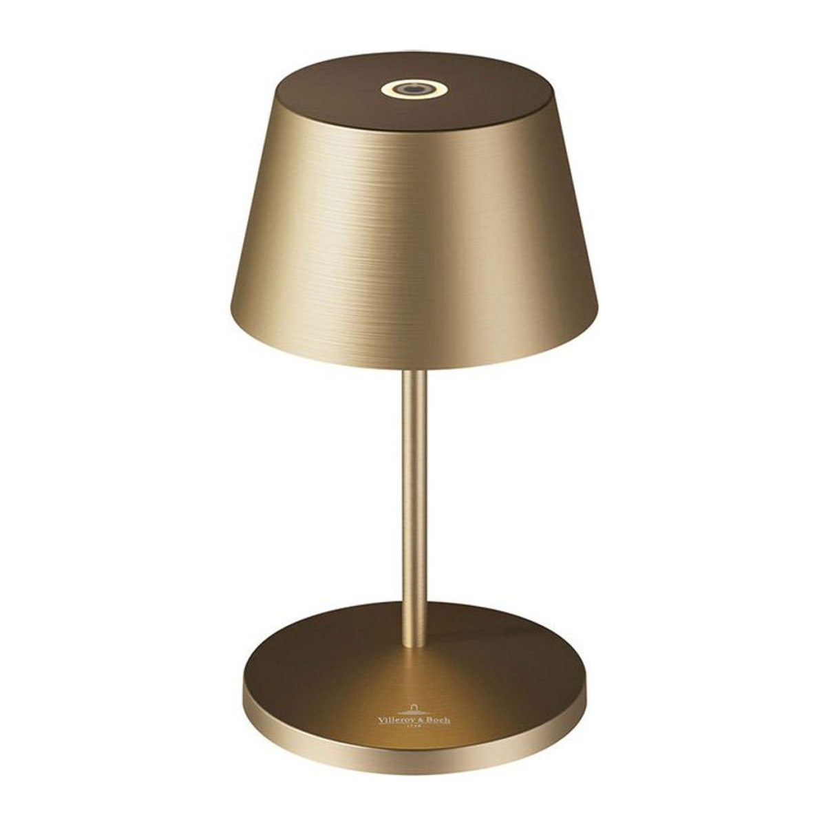 Villeroy & Boch SEOUL RC LED-Akku-Tischleuchte in Gold gebürstet, Durchmesser: 11 cm, Höhe: 20 cm - Bild 2