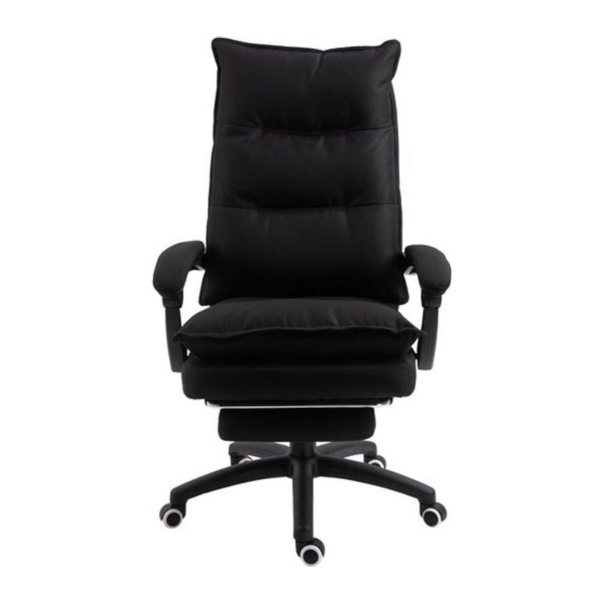 Vinsetto Relaxsessel Chefsessel in Schwarz aus Nylon und Polypropylen, Breite: 62 cm - Bild 2