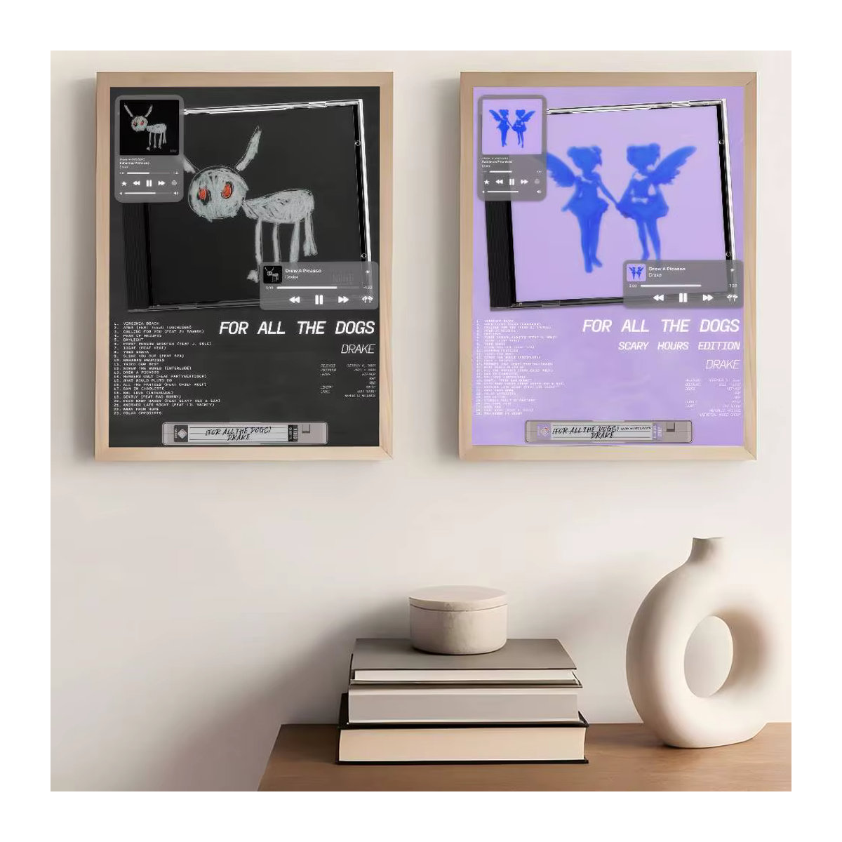 Vintage Film- und Musikposter im Retro-Stil aus braunem Kraftpapier für Hundefans als DIY-Wanddekoration oder Tischaufstellung - Bild 3