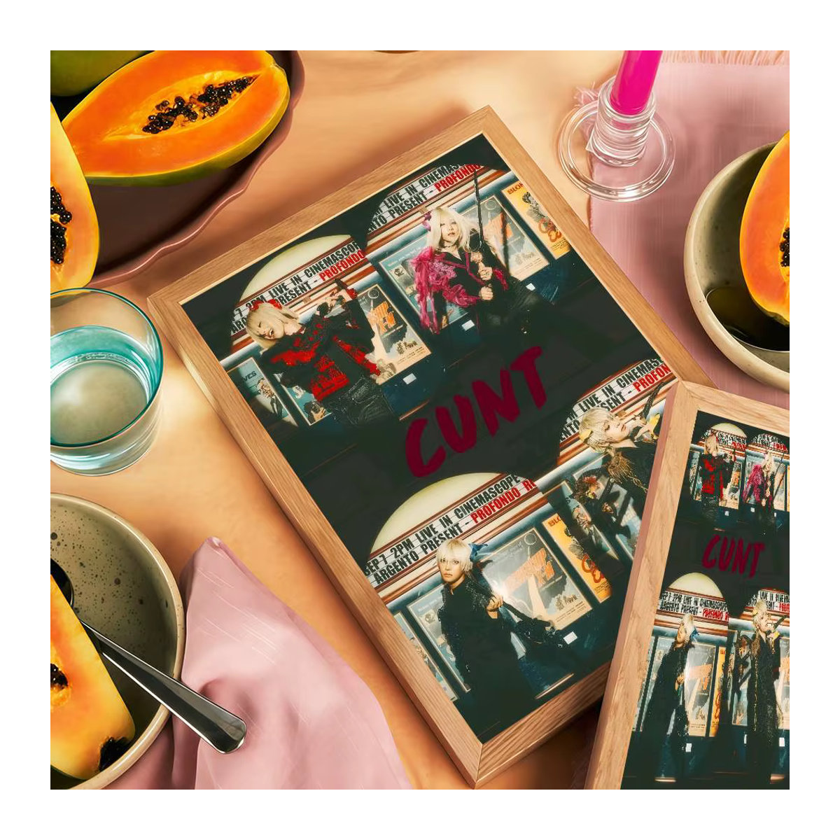 Vintage K-Pop-Gruppe X-XLov Filmplakat als mehrfarbiges Wandkunst-Gemälde im Hochformat für deine Heimdekoration - Bild 2