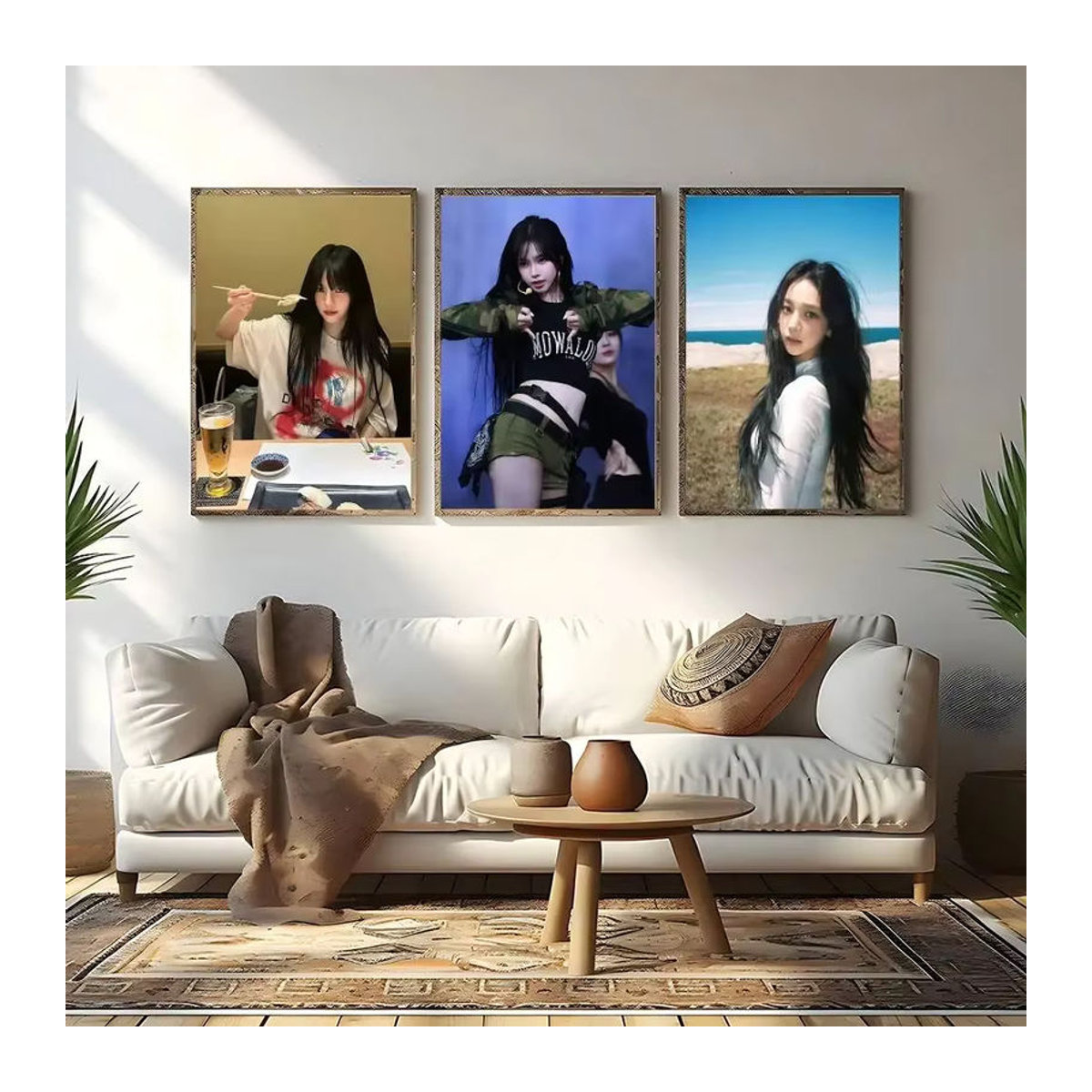 Vintage K-Pop Idol Karina Poster von Rastar, mehrfarbiges Wandgemälde aus Papier, ohne Rahmen, Hochformat - Bild 2