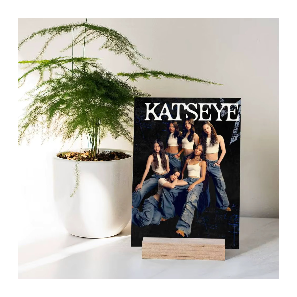 Vintage K-Pop Poster Katseye Klassische Wanddekoration im Hochformat für dein Zuhause und dein Zimmer, Mehrfarbig, Papier, Rahmenlos - Bild 6