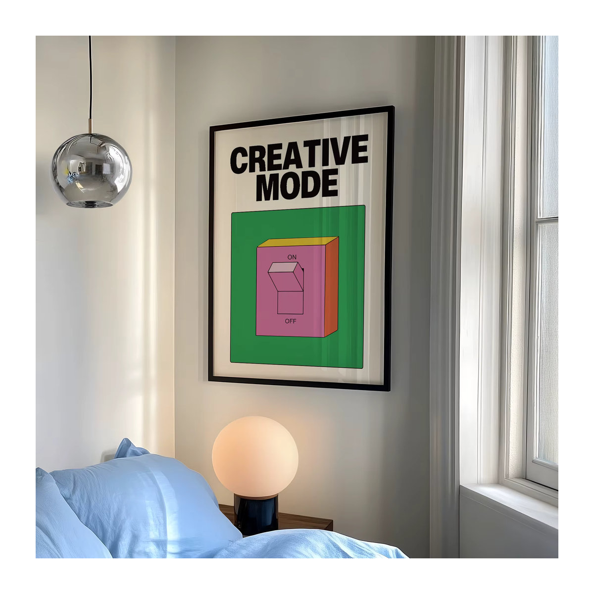 Vintage Mode Wandkunstdruck Leinwandmalerei mit Typografie als mehrfarbiges Poster im Hochformat für dein Wohnzimmer, die Küche oder das Kinderzimmer - Bild 2