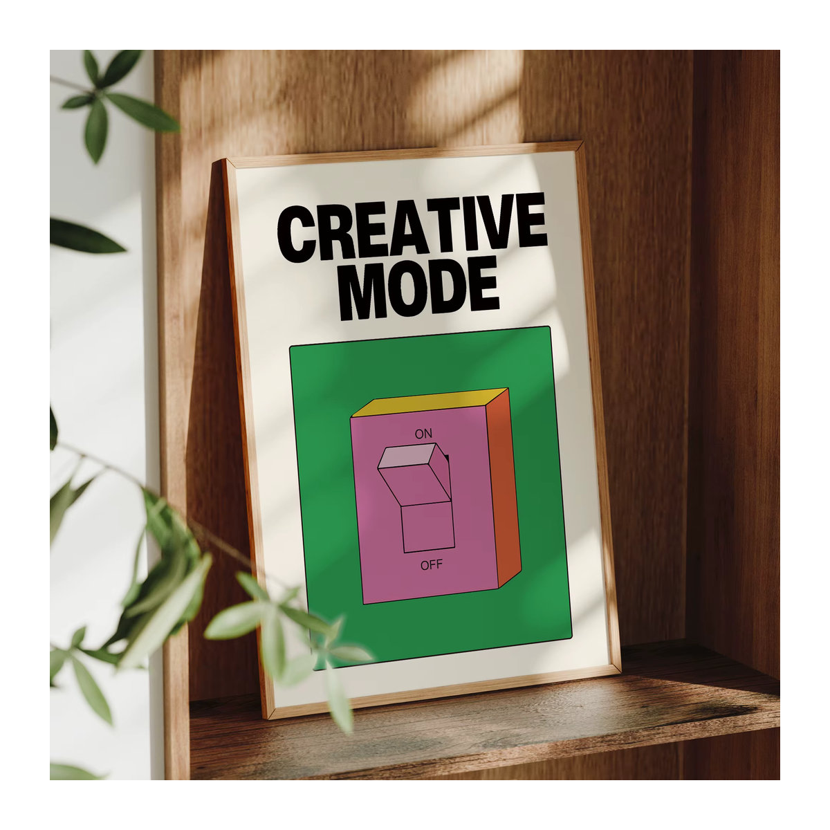 Vintage Mode Wandkunstdruck Leinwandmalerei mit Typografie als mehrfarbiges Poster im Hochformat für dein Wohnzimmer, die Küche oder das Kinderzimmer - Bild 3