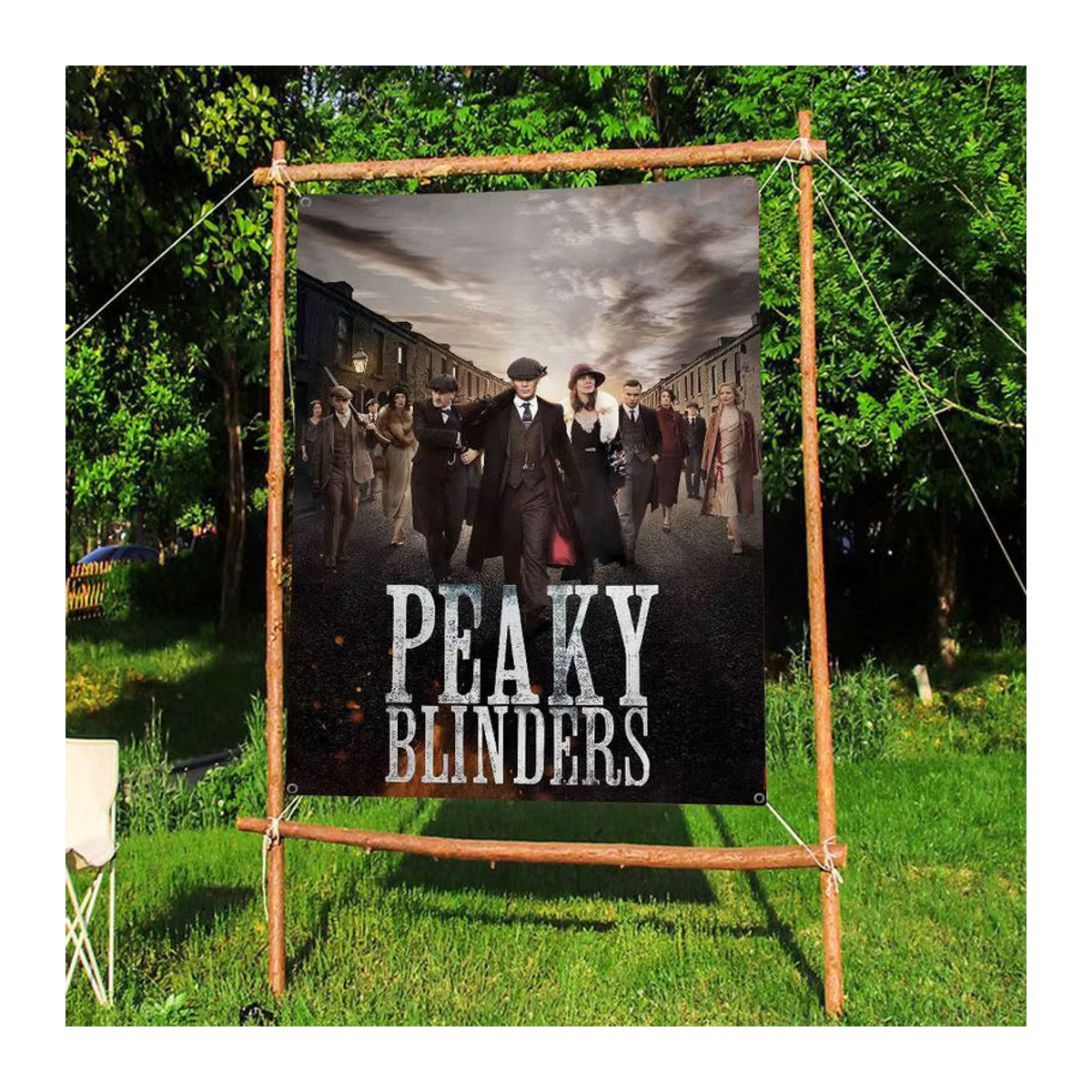 Vintage Peaky Blinders Party-Dekoration Mehrfarbige Wimpel-Girlande für deinen Geburtstag - Bild 2