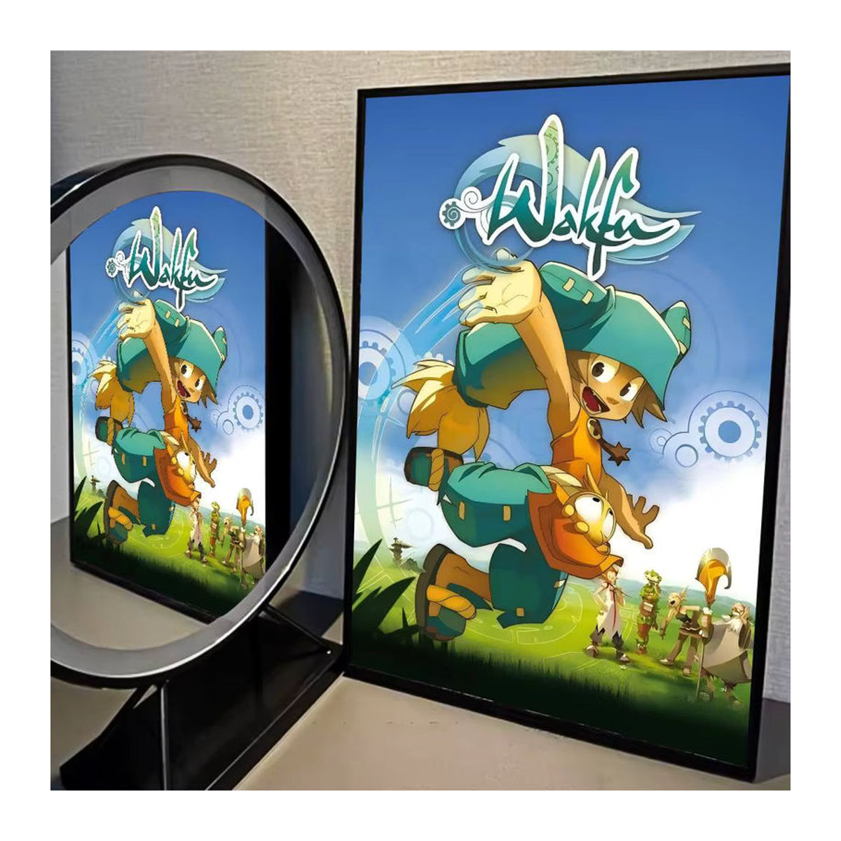 Vintage W-Wakfu Poster im Nordic-Stil als mehrfarbige Wanddekoration aus Papier - Bild 2