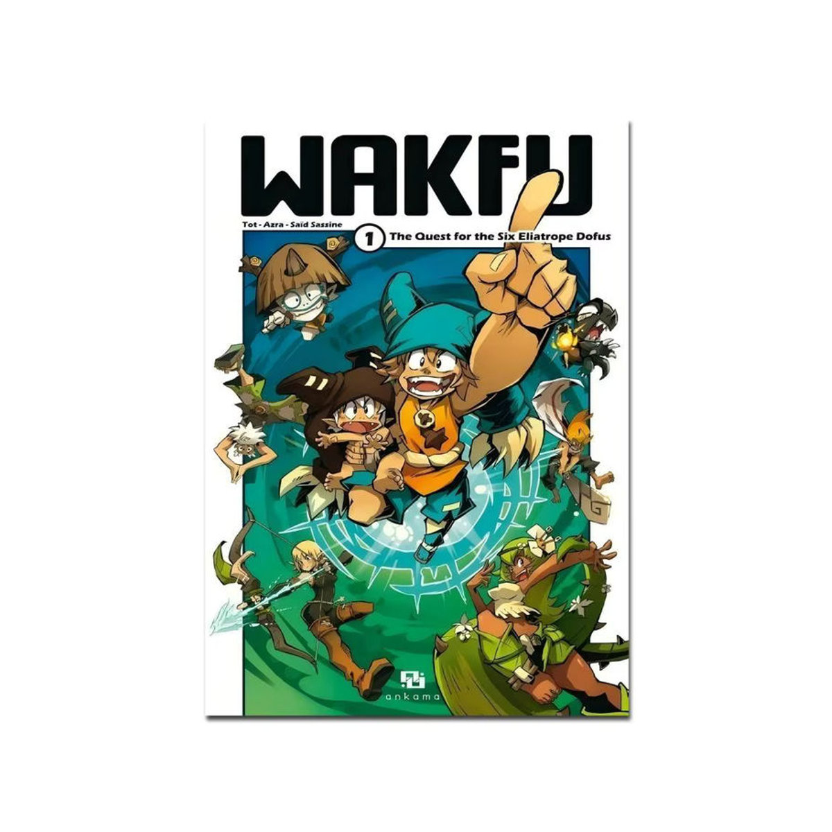 Vintage W-Wakfu Poster im Nordic-Stil als mehrfarbige Wanddekoration aus Papier - Bild 7