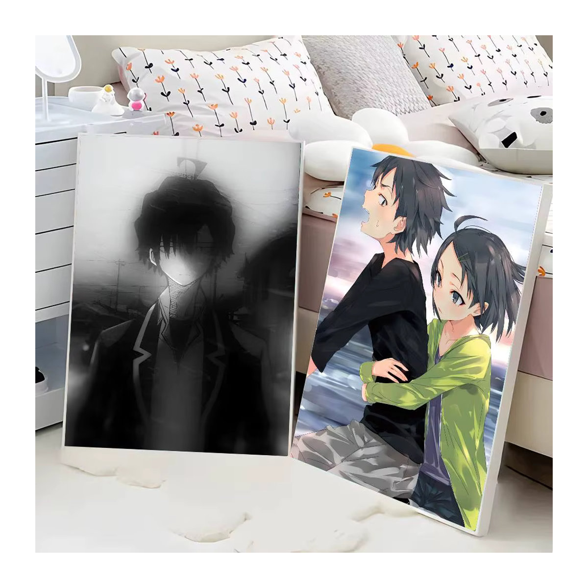 Vintage Wandkunst Poster My Teen Romantic Comedy SNAFU Hachiman Hikigaya Motiv in Hochformat und Mehrfarbig als Rahmenloser HD-Druck auf Papier - Bild 3