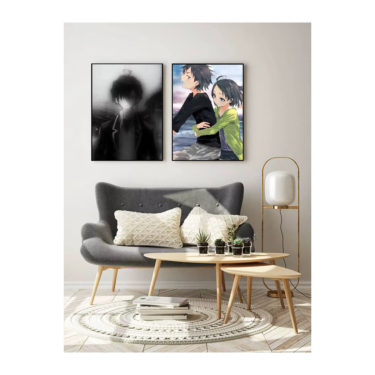 Vintage Wandkunst Poster My Teen Romantic Comedy SNAFU Hachiman Hikigaya Motiv in Hochformat und Mehrfarbig als Rahmenloser HD-Druck auf Papier - Bild 6