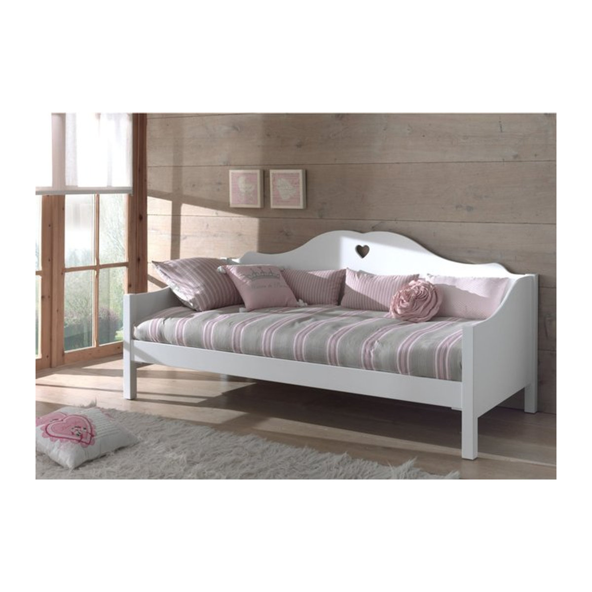 Vipack Kojenbett Amori in Weiß B/T/H: 90 x 200 cm - Bild 1