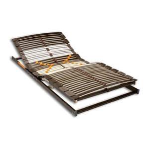 Vitalis 46 Plus Elektrischer Motor Lattenrost in Braun Natur, B: 100 cm, H: 19 cm