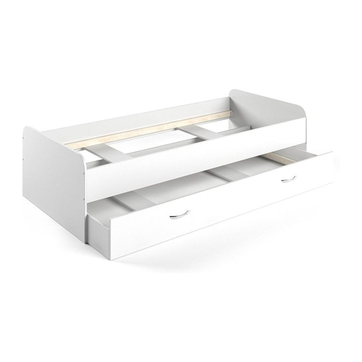 VitaliSpa Jugendbett Enzo Funktionsbett mit Gästeliege in Weiß, B/T/H: 90 x 200 x 205,62 cm - Bild 1