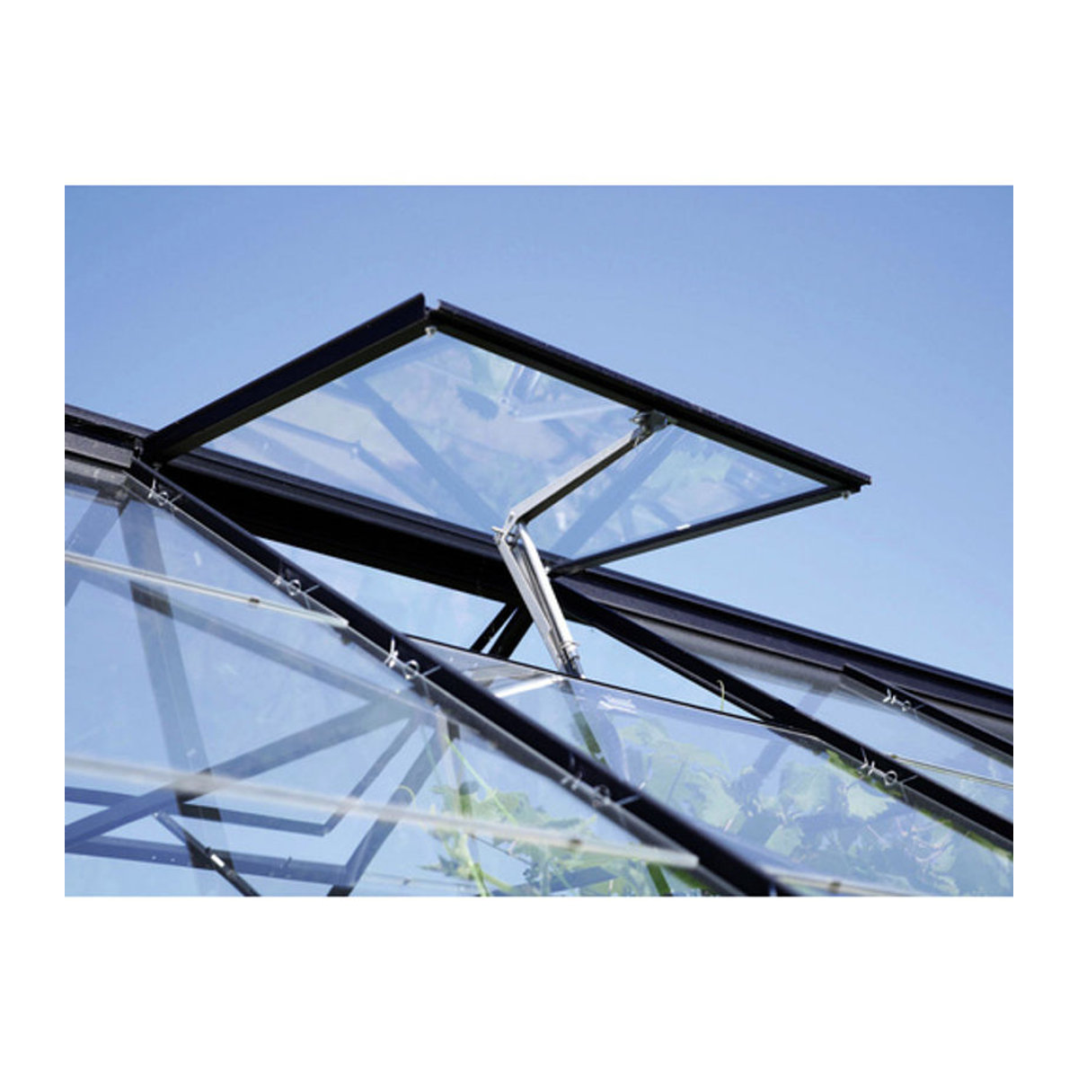 VITAVIA Alu-Dachfenster in Schwarz, B/T: 61,6 x 57,3 cm - Bild 2