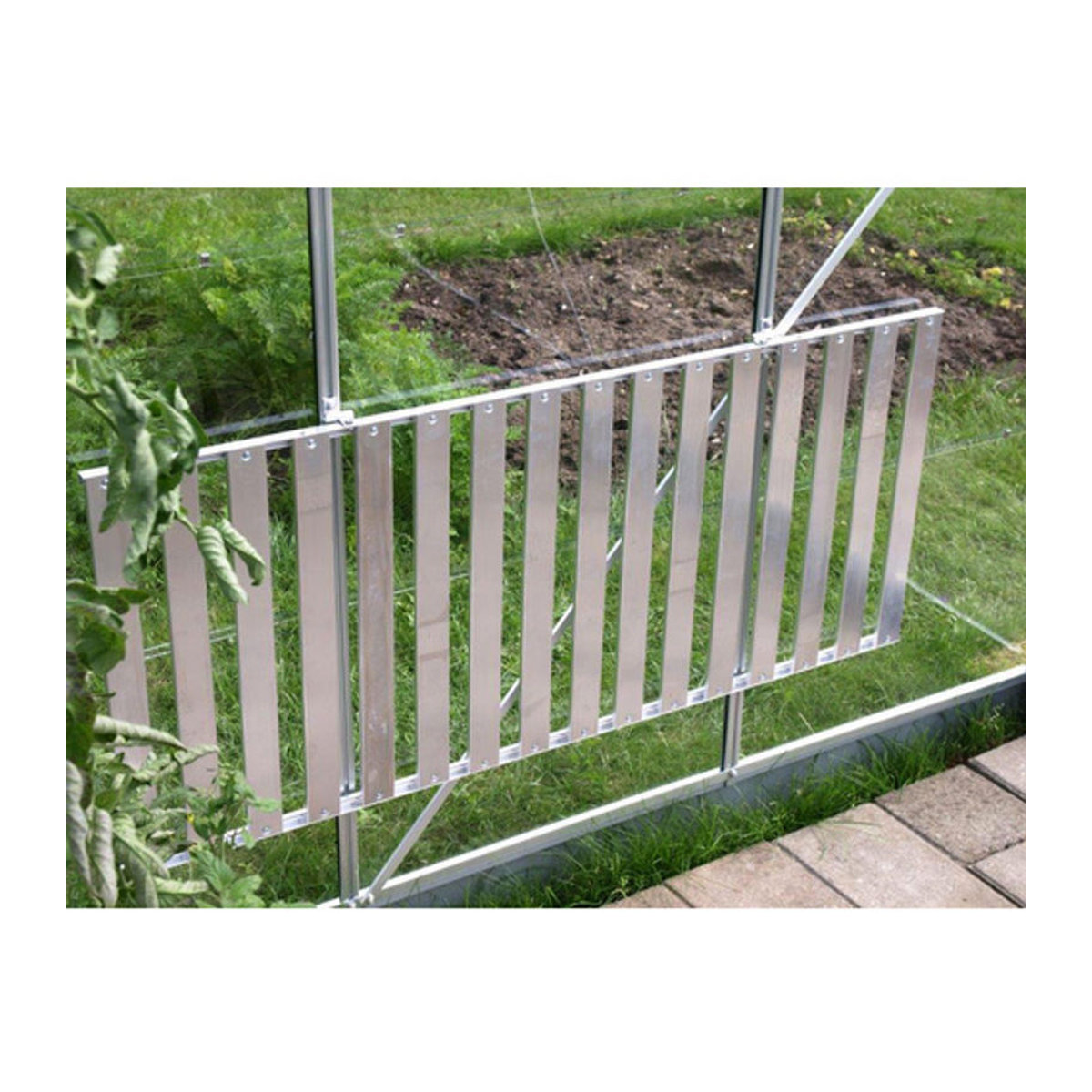 Vitavia Aluminium Gartentisch, Farbe: Silber, B/T/H: 120 x 52 x 77 cm - Bild 1