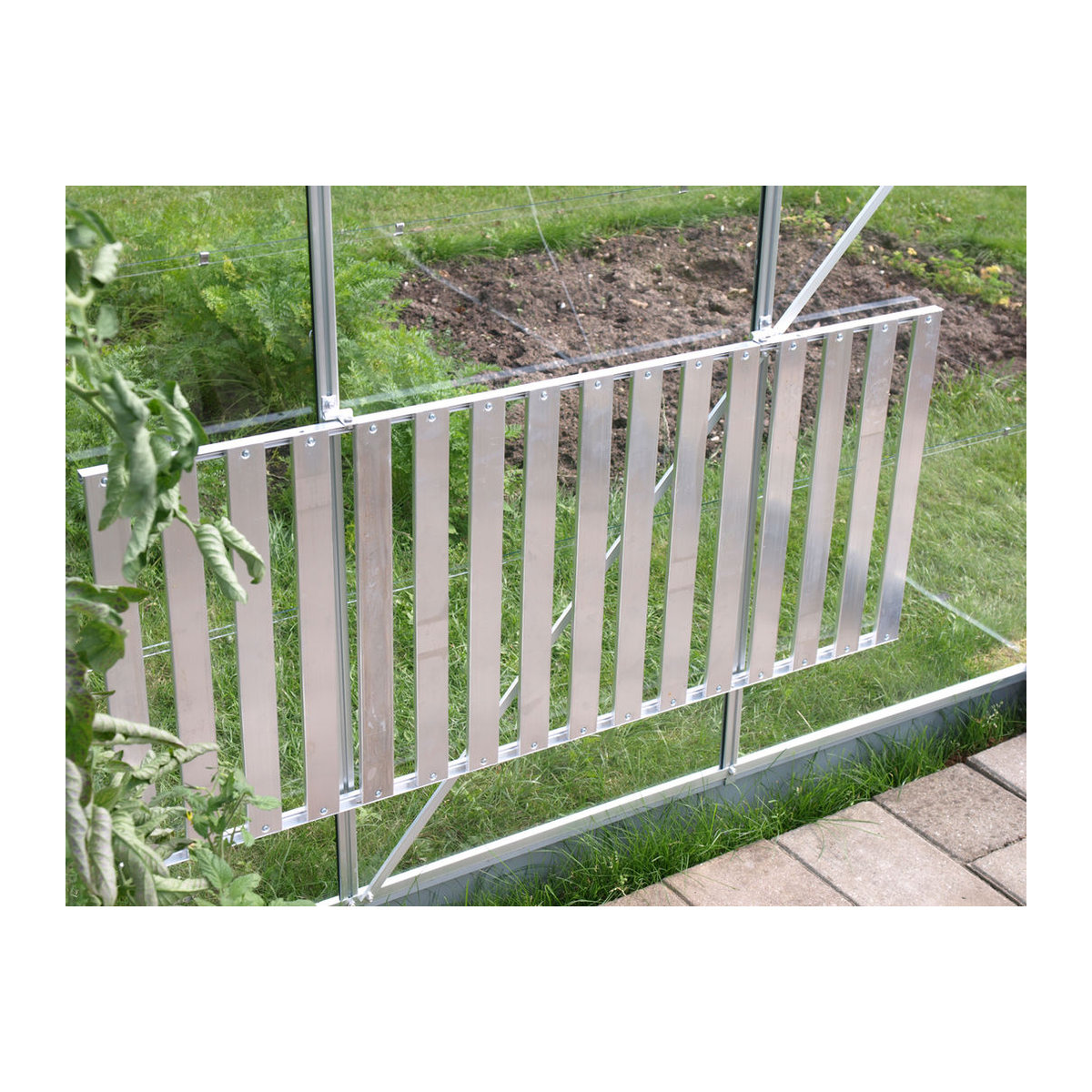 Vitavia Aluminium Gartentisch, Farbe: Silber, B/T/H: 120 x 52 x 77 cm - Bild 4