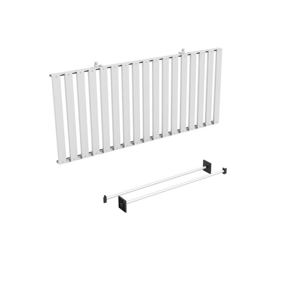 Vitavia Aluminium Gartentisch, Farbe: Silber, B/T/H: 120 x 52 x 77 cm - Bild 5