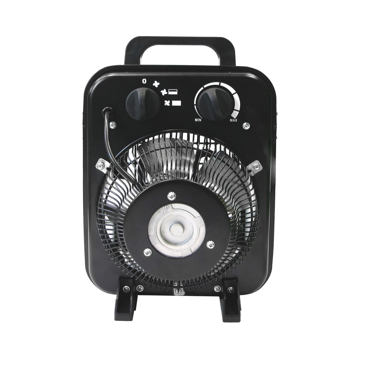 Vitavia Elektroheizung Vitavia 2KW Heizlüfter für Gewächshäuser, Schwarz - Bild 4