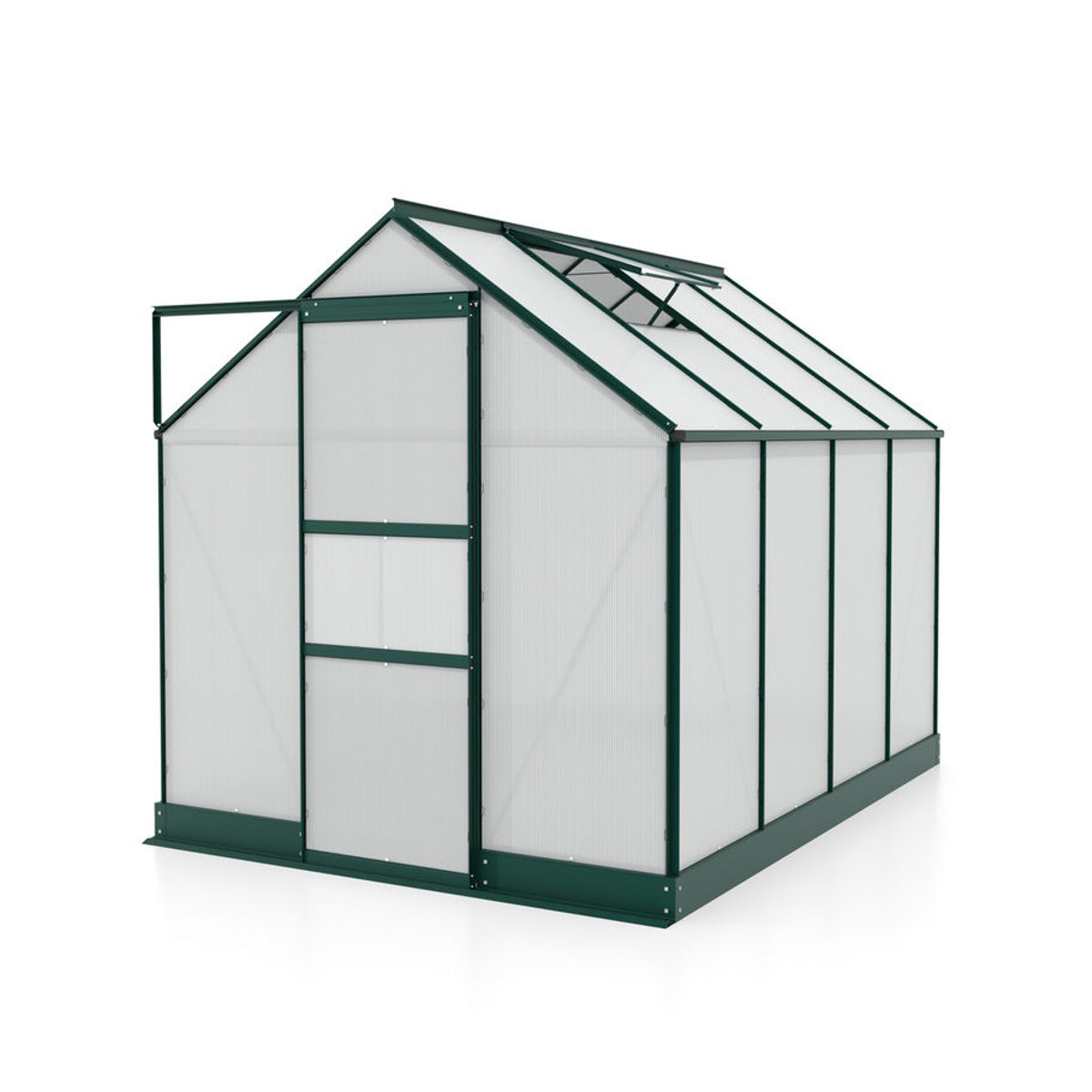 Vitavia Gewächshaus Apollo 5000 in Grün mit Aluminiumrahmen und Polycarbonat-Verglasung, 5,0 m² - Bild 3