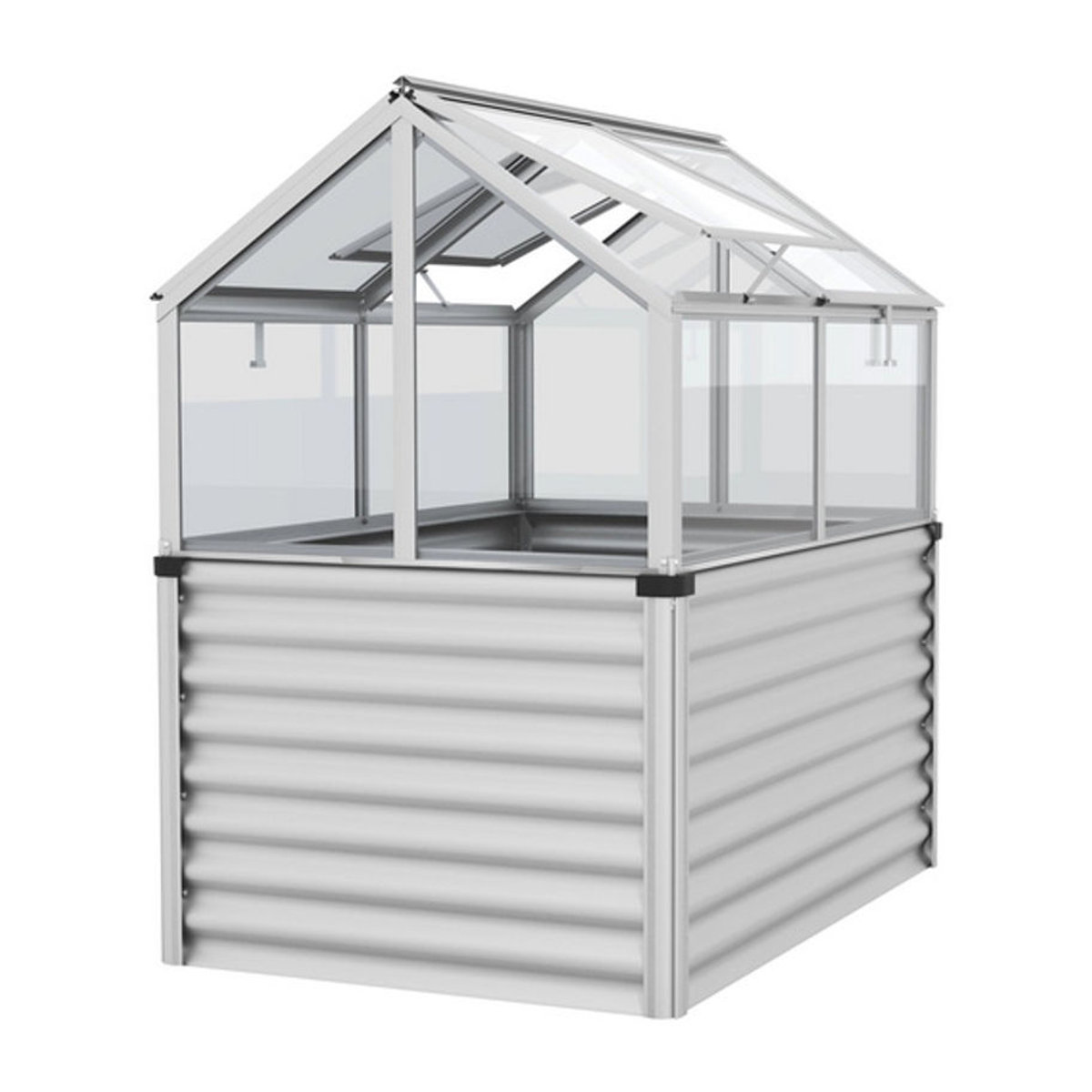 VITAVIA Hochbeet Zola in Silber aus Zincalume, B/L/H: 89 x 126,7 x 134,5 cm - Bild 2