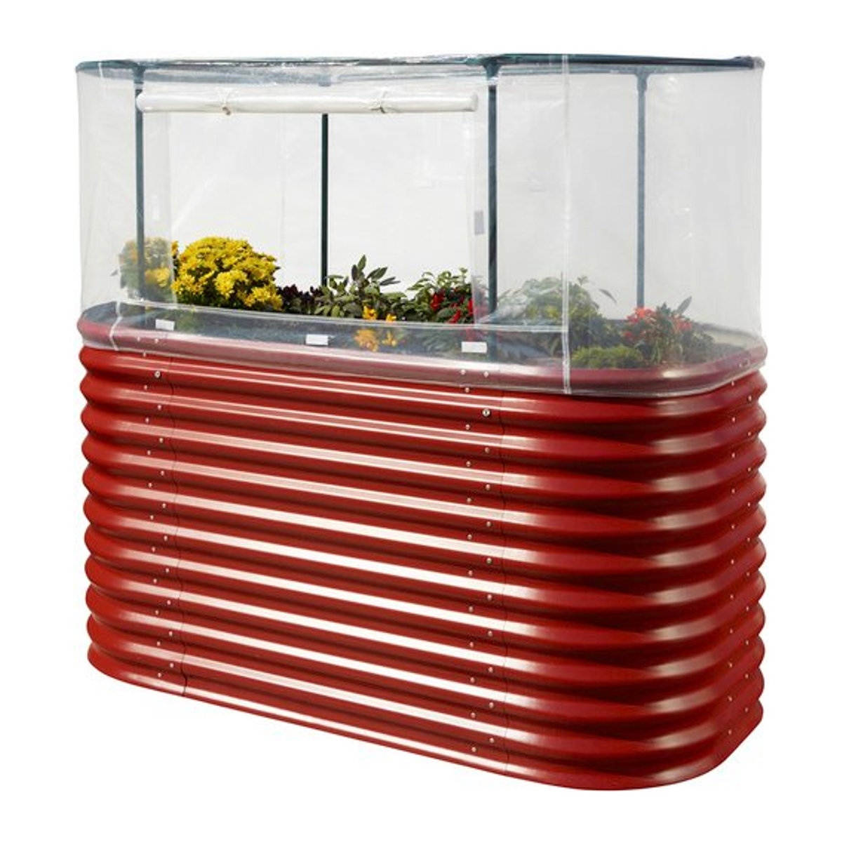 Vitavia Hochbeetabdeckung S für Vita Basic, transparent, B: 76 cm, L: 164 cm, H: 95 cm - Bild 1