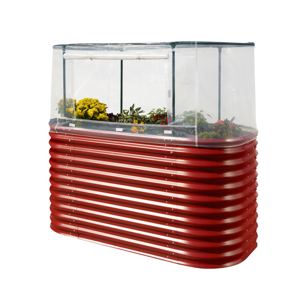 Vitavia Hochbeetabdeckung S für Vita Basic, transparent, B: 76 cm, L: 164 cm, H: 95 cm - Bild 5