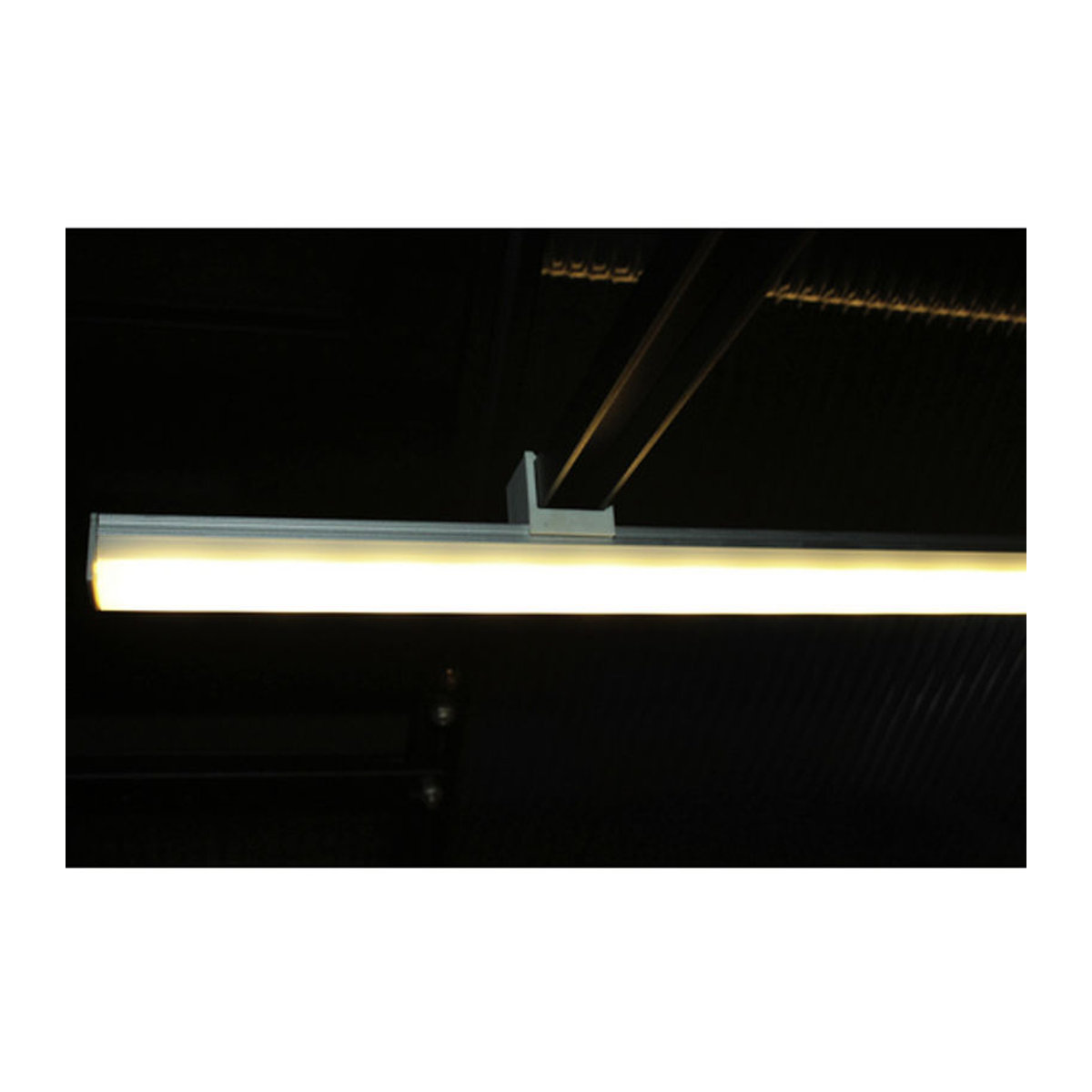 Vitavia LED Lichtleiste aus Aluminium in Silber, Warmweiß, B/T/H: 100 x 2,3 x 1,2 cm - Bild 2
