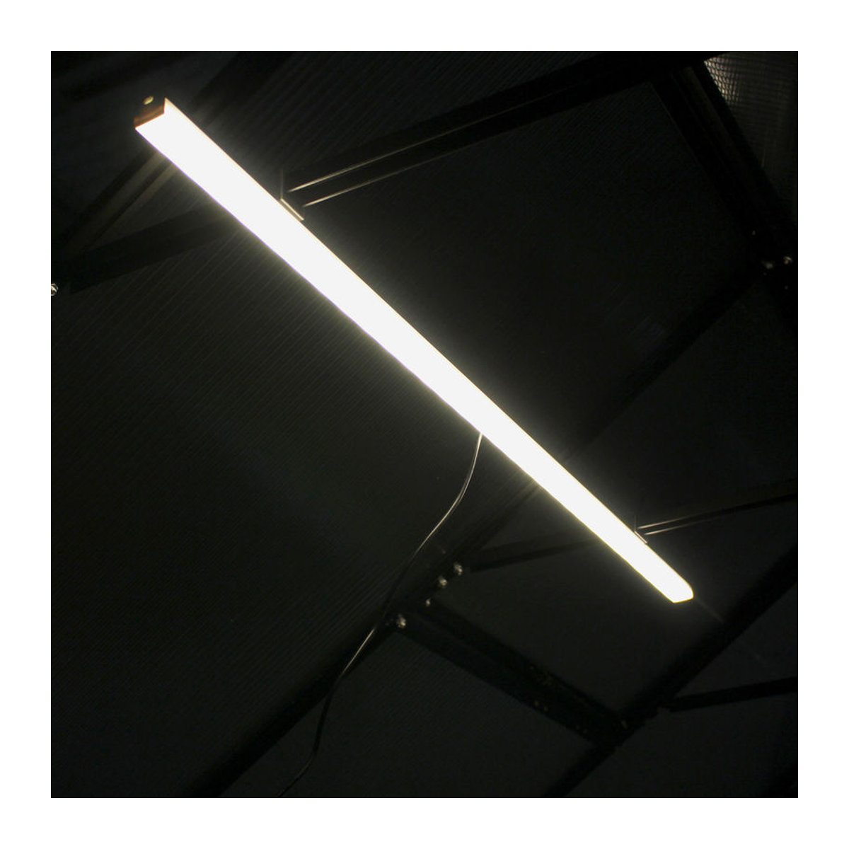 Vitavia LED Lichtleiste aus Aluminium in Silber, Warmweiß, B/T/H: 100 x 2,3 x 1,2 cm - Bild 6