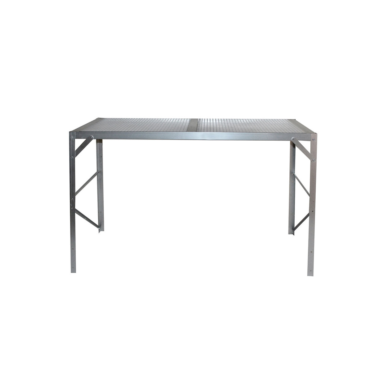 Vitavia Pflanztisch mit HKP Arbeitsplatte aus Aluminium in Silber - Bild 3