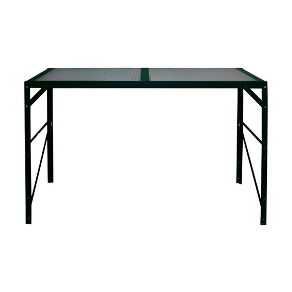 Vitavia Pflanztisch mit HKP Arbeitsplatte aus Aluminium in Smaragdgrün, B/L: 121 x 121 cm - Bild 2