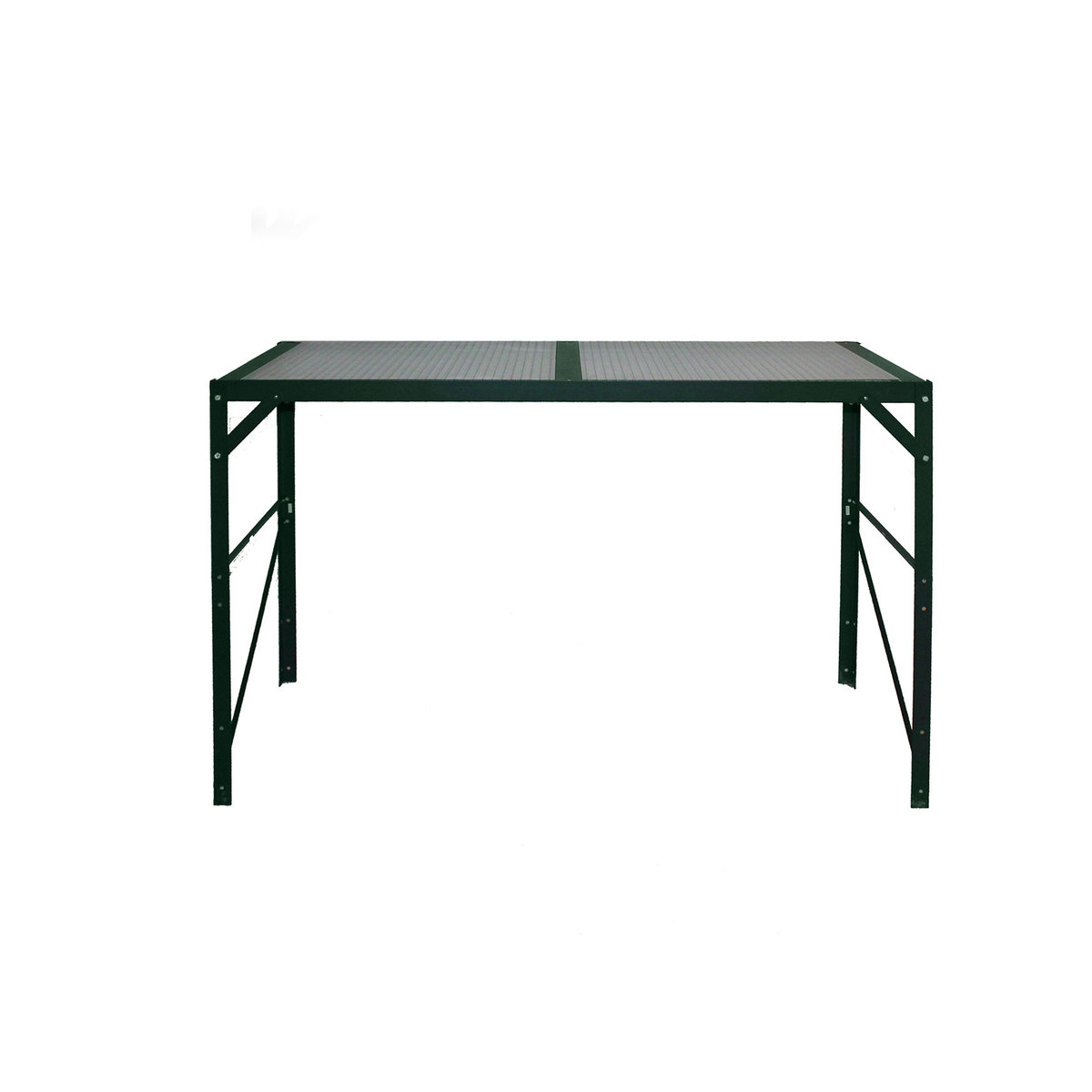 Vitavia Pflanztisch mit HKP Arbeitsplatte aus Aluminium in Smaragdgrün, B/L: 121 x 121 cm - Bild 3