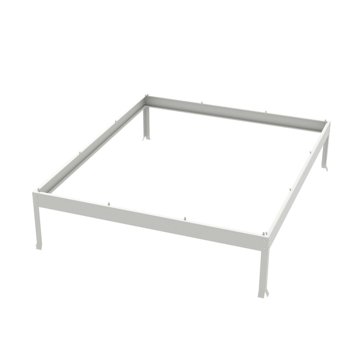 Vitavia Stahlfundament 4400 für Gewächshaus Calypso, aluminium eloxiert, B/T/H: 228 x 192 x 12,5 cm - Bild 2