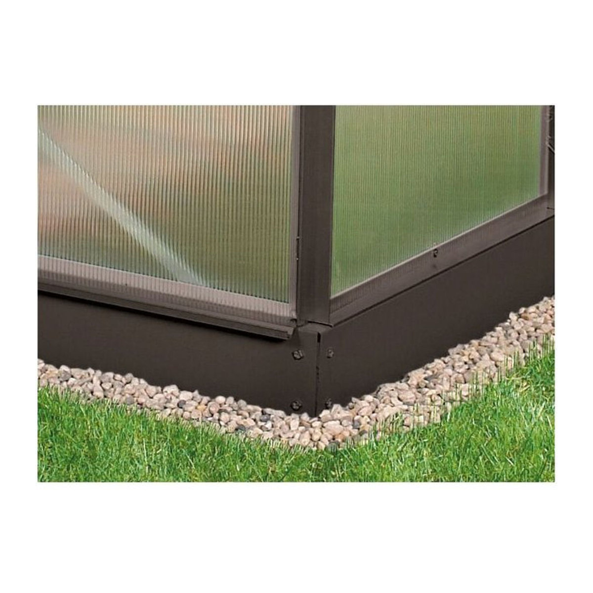 Vitavia Stahlfundament 5800 für Gewächshaus Calypso, Schwarz, B/T/H: 302 x 192 x 12,5 cm - Bild 2