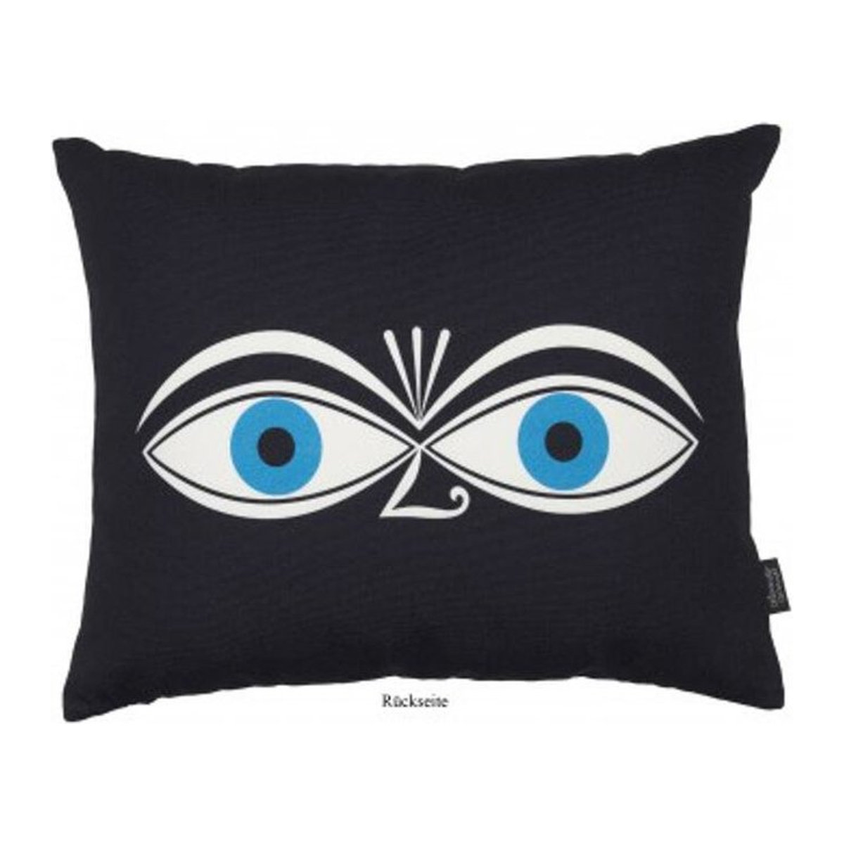 Vitra Graphic Print Kissen Eyes in Schwarz - Bild 1