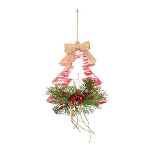 Viva Domo Weihnachts-Hänge-Deko aus Holz in Mehrfarbig