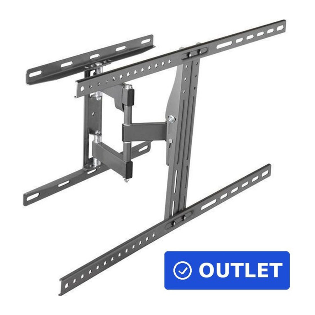 Vivanco BFMO 6560 TV Wandhalterung aus Stahl für LCD Fernseher bis 216 cm, Schwarz, voll beweglich neig- und schwenkbar - Bild 1