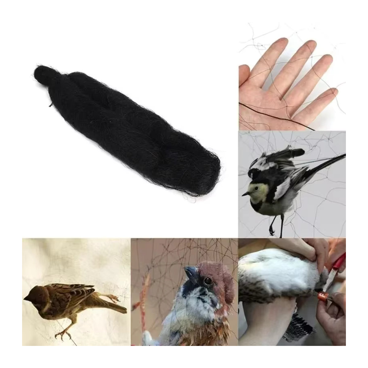Vogelschutznetz aus Mesh zur Gartenpflege und zum Schutz von Obstgärten und Gewächshäusern, 15 m - Bild 3