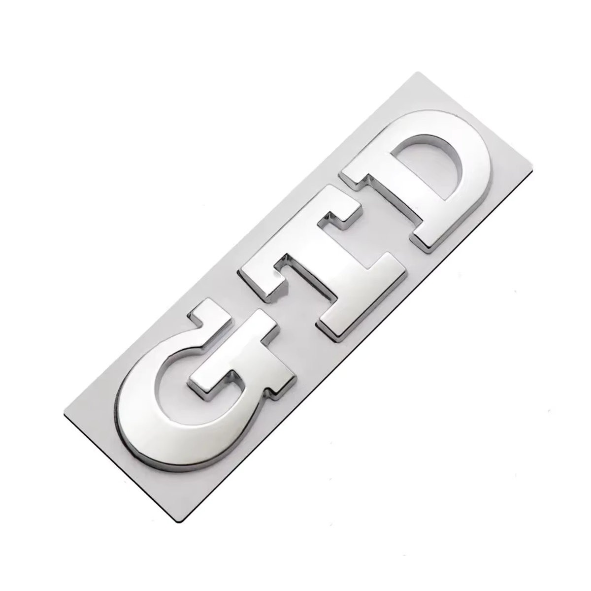 Volkswagen GTD Logo Emblem aus Metall in Silber für VW Golf MK2 MK4 MK5 MK6 MK7 - Bild 4