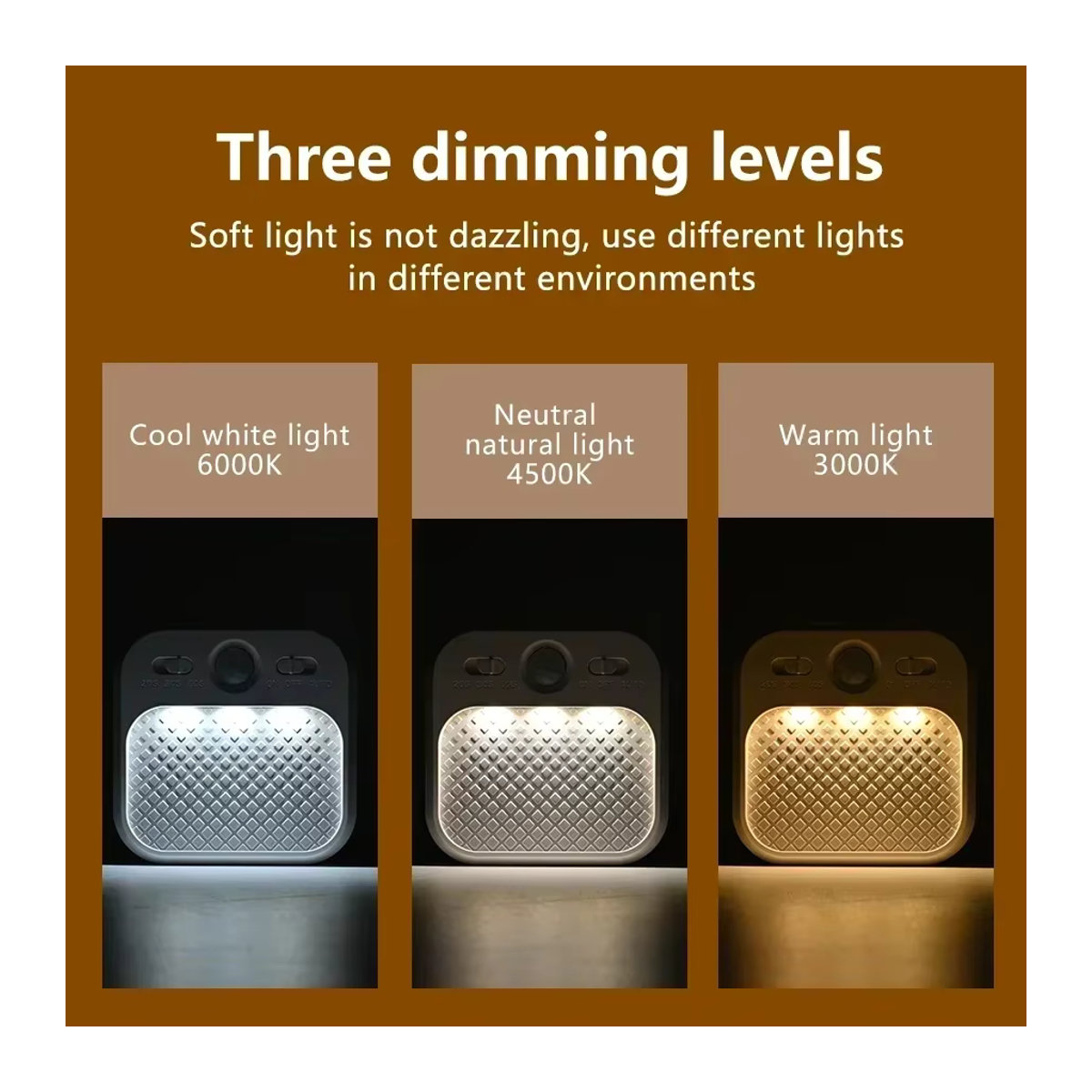 VooVoo Minimalistisches LED Schranklicht mit Bewegungssensor, wiederaufladbares kabelloses Nachtlicht für Flur, Treppe, Schlafzimmer und Küche - Bild 3