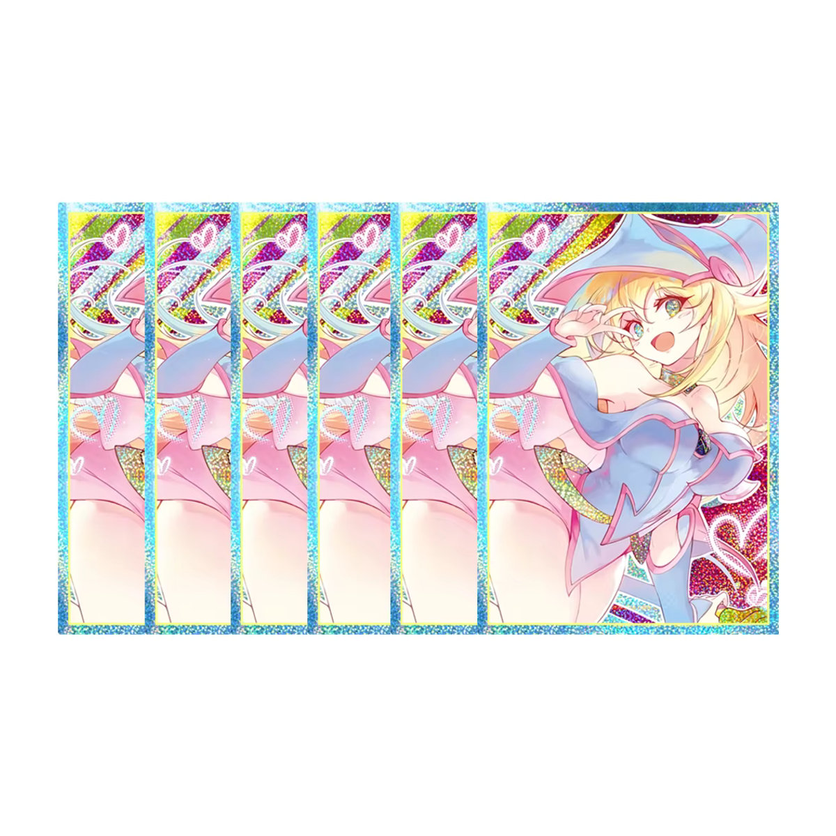 Vorinclex Anime und Cartoon Kartenhüllen Bunt, 50 Stück, B/H: 63 x 90 mm - Bild 2