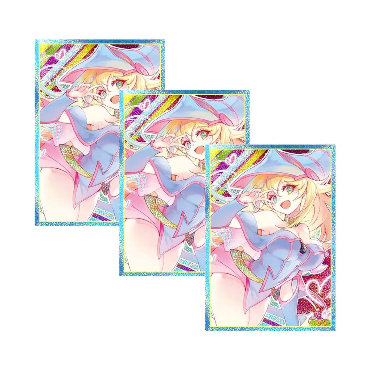 Vorinclex Anime und Cartoon Kartenhüllen Bunt, 50 Stück, B/H: 63 x 90 mm - Bild 3