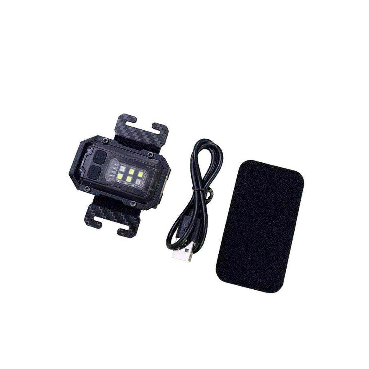 VULPO Outdoor EDC Mini Taschenlampe mit Stroboskopfunktion für Camping und Wandern zur Befestigung am 25mm Molle-System - Bild 6