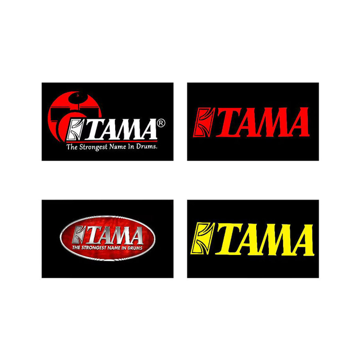 W-TAMAs Logo-Flagge in Schwarz als dekorativer Textil-Wandteppich für Outdoor und Indoor - Bild 3